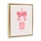 Stupell Industries Leopard Spotted Champagne Bottle Floating Frame By Natalie Carpentieri
